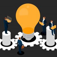 Business creativity and team work